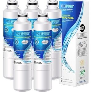 ICEPURE DA29-00020B Refrigerator Water Filter for Samsung DA29-00020 5 pack